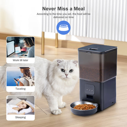 Automatic Pet Feeder with Wi-Fi variation Perfect for pet feeding for vacations, work, time from home