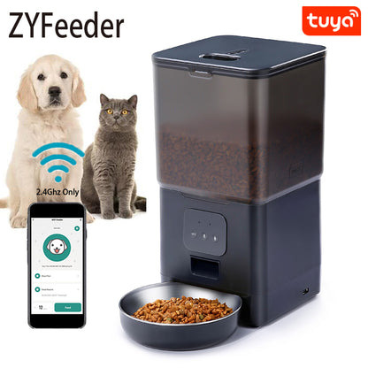 Automatic Pet Feeder with Wi-Fi variation Perfect for pet feeding for vacations, work, time from home