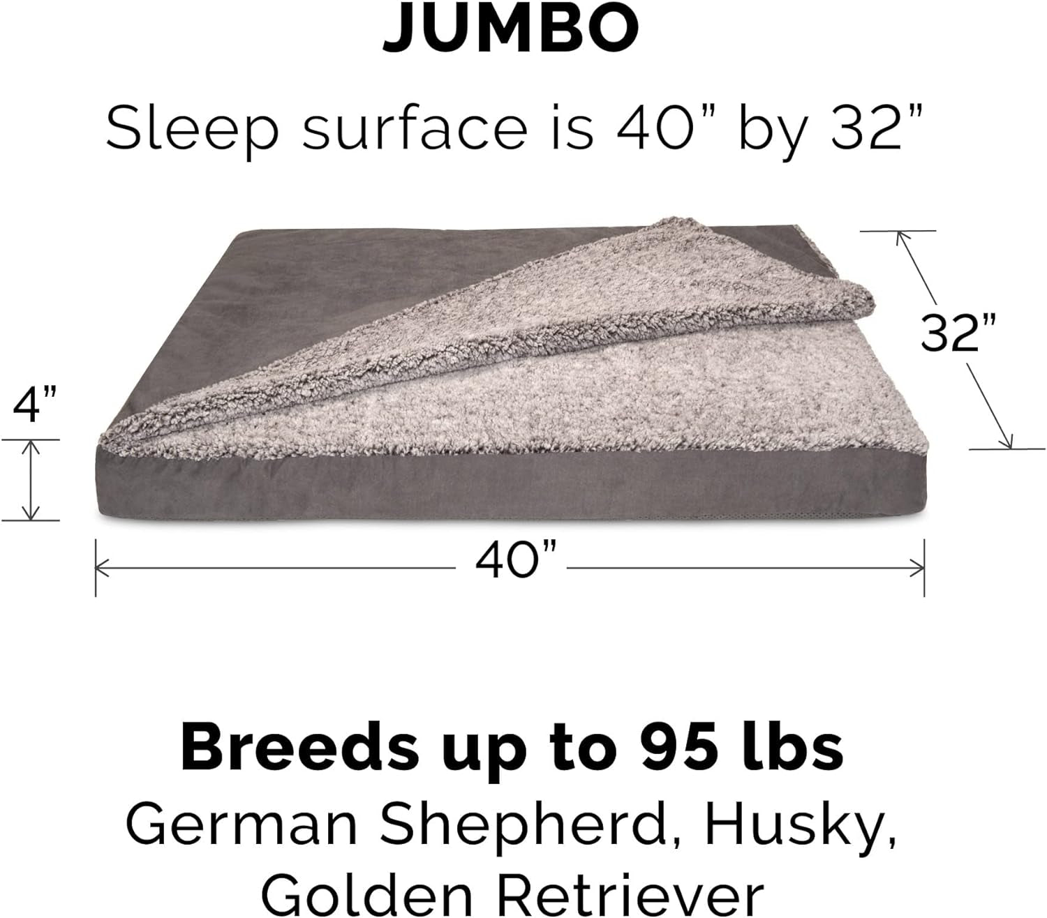 Perfect performance memory foam dog outlet bed